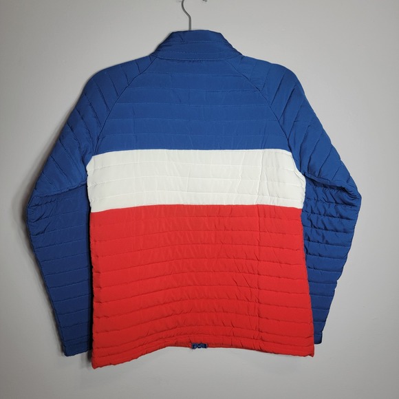 Ventures Endurance Wonder Woman Run Series Puffer Jacket Womens Medium Blue Red - Picture 3 of 7